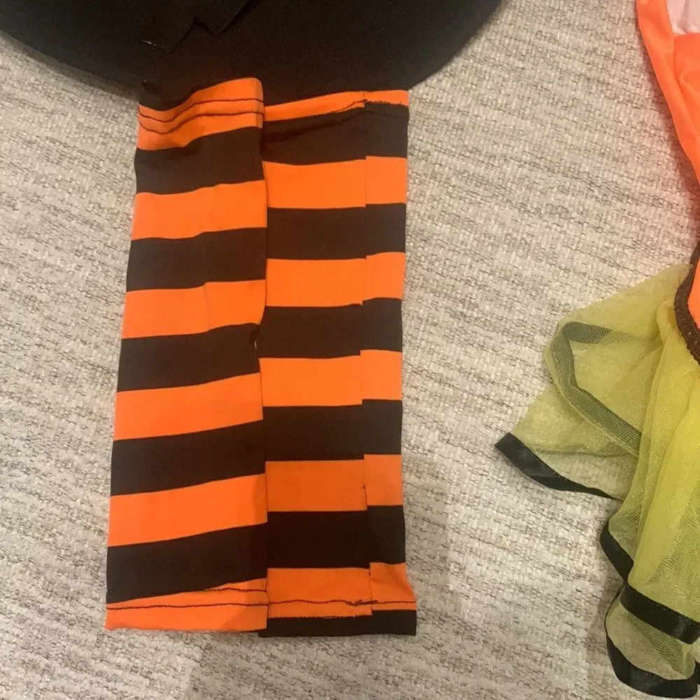 Candy corn witch costume kids size medium